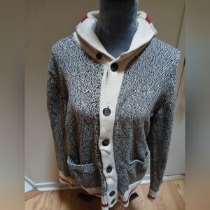Roots Cabin Classic Button-Up Cardigan Sz: M(men), L(women)